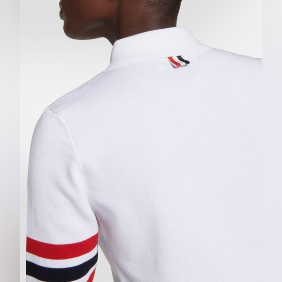 Thom Browne 4-Bar cotton polo - Picture 5 of 12